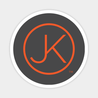 JK logo (orange colorway) Magnet